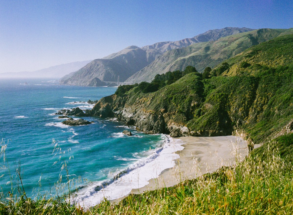 Big Sur coastline from the bluff