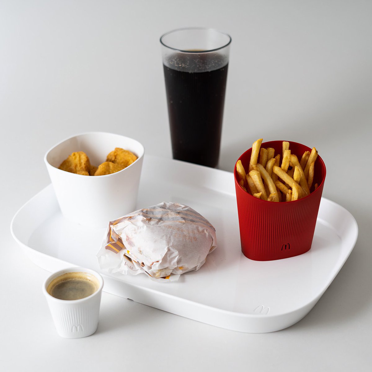 McDonald's reusable tableware set