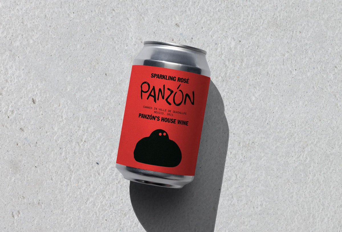 Panzón sparkling rosé can
