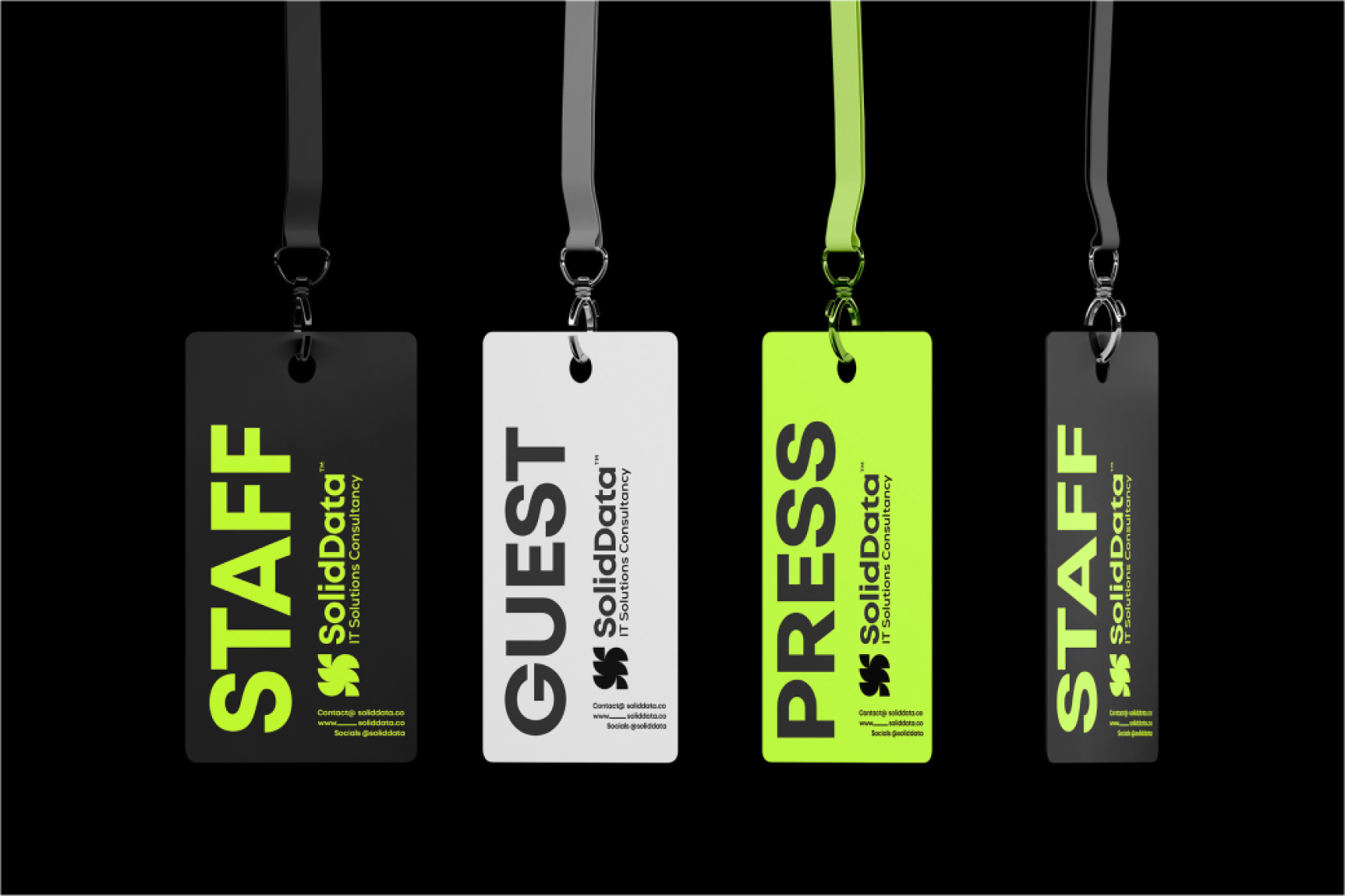 SolidData — event lanyard badges