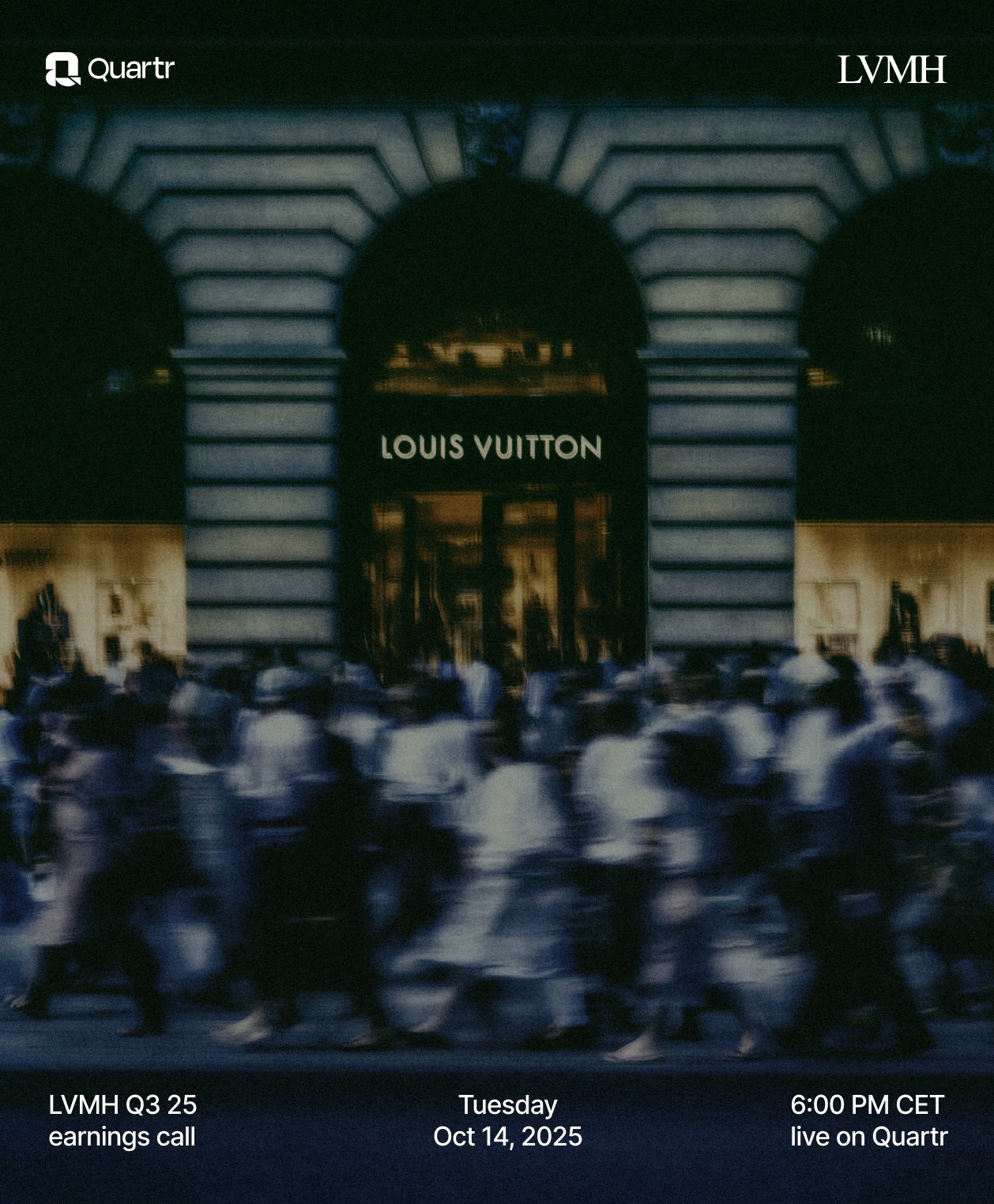 LVMH earnings poster