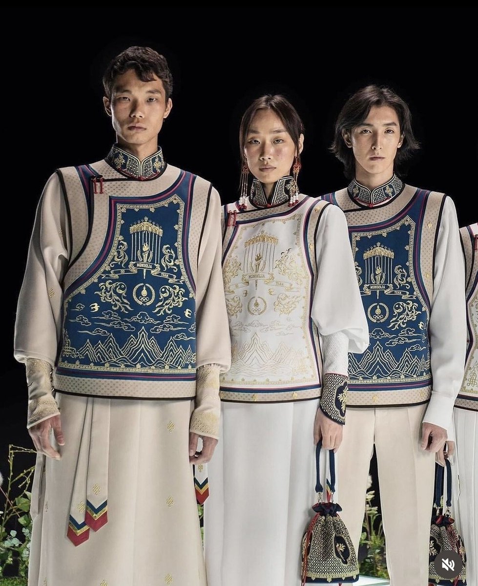 Team Mongolia Paris 2024 uniforms