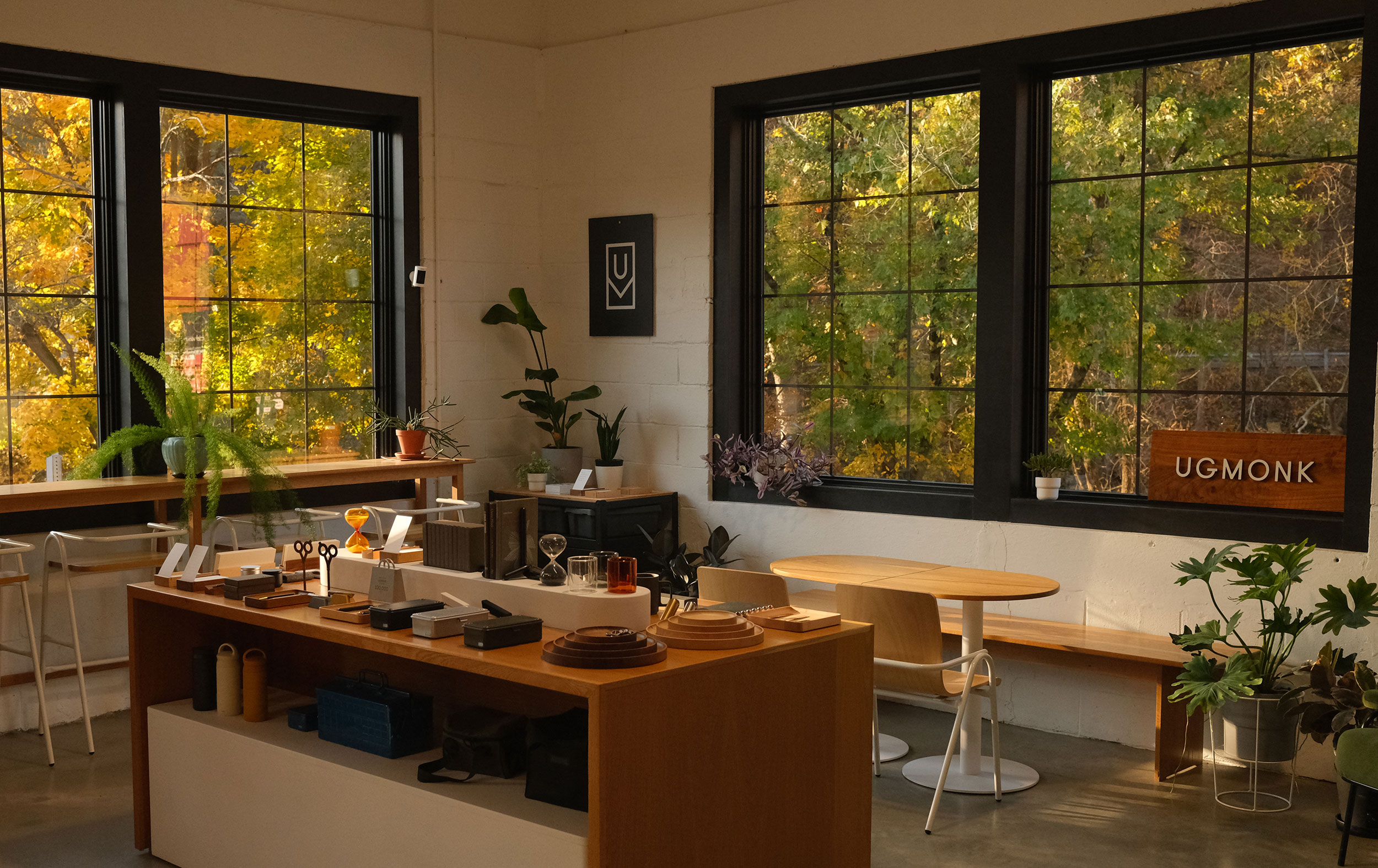 Ugmonk studio shop, golden hour