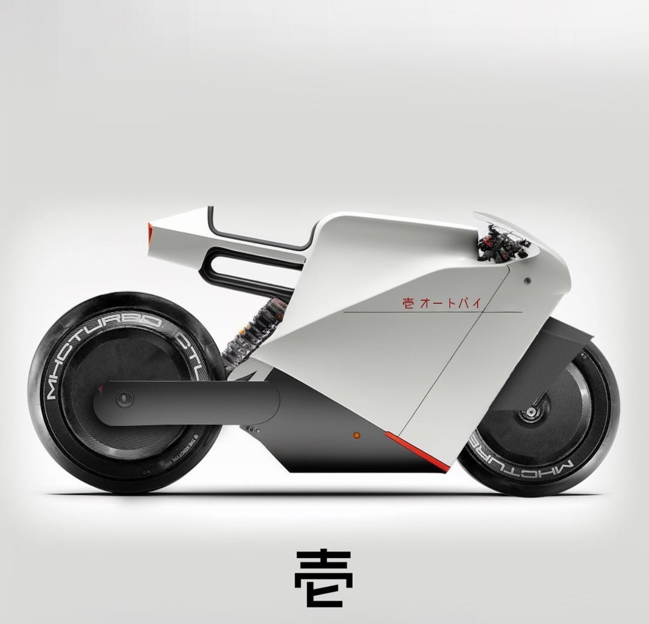 Concept motorcycle render
