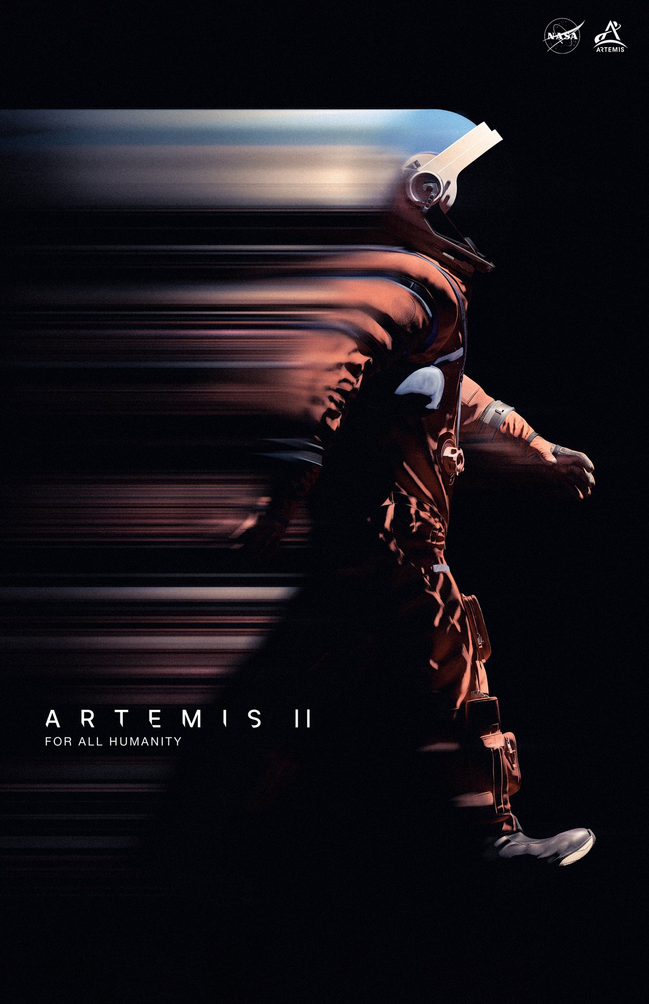 Artemis II mission poster
