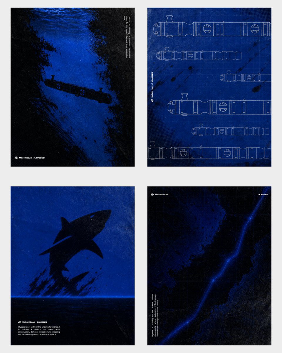 Ulysses ocean-drone poster set