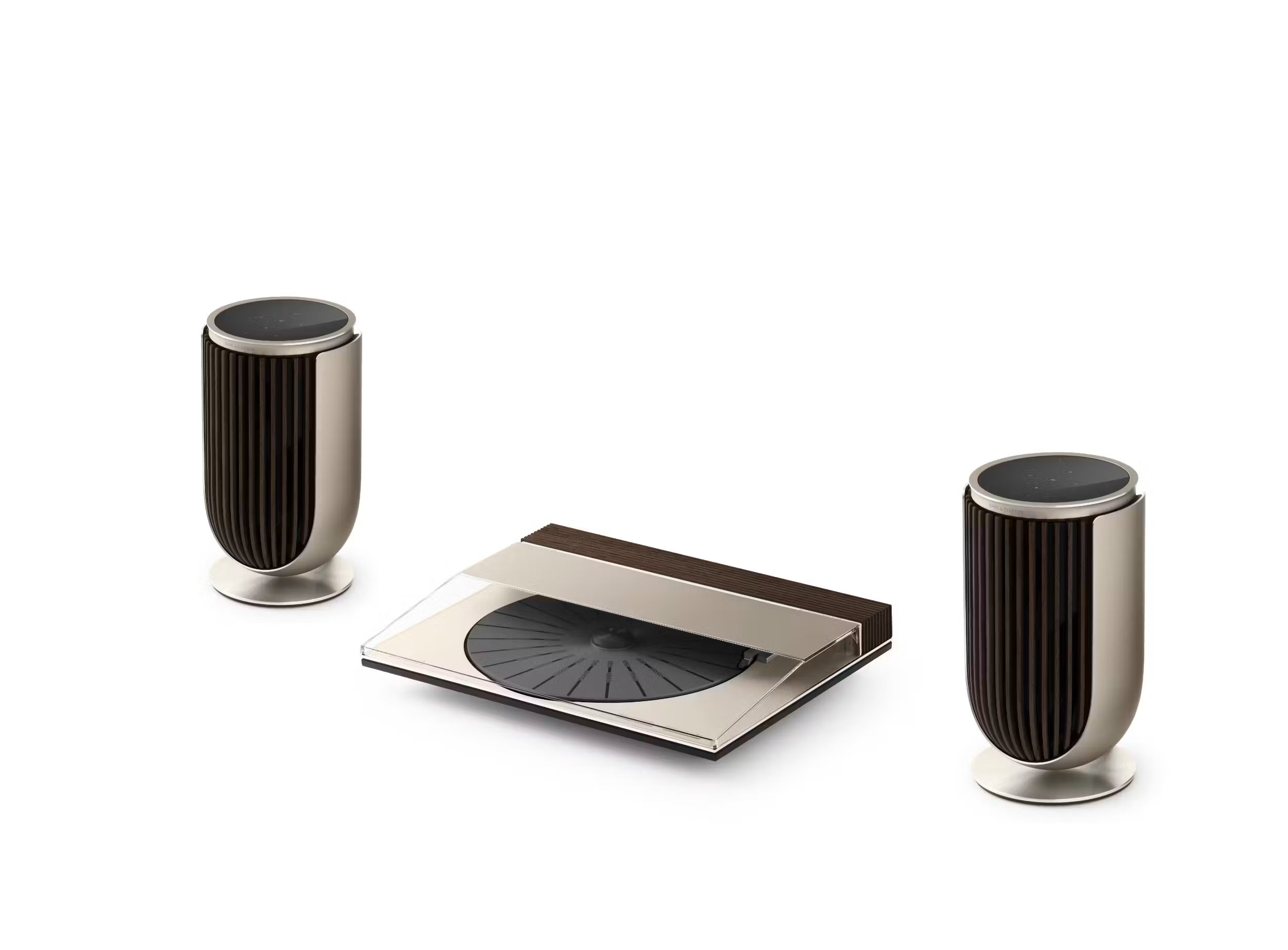Bang & Olufsen turntable and speaker pair