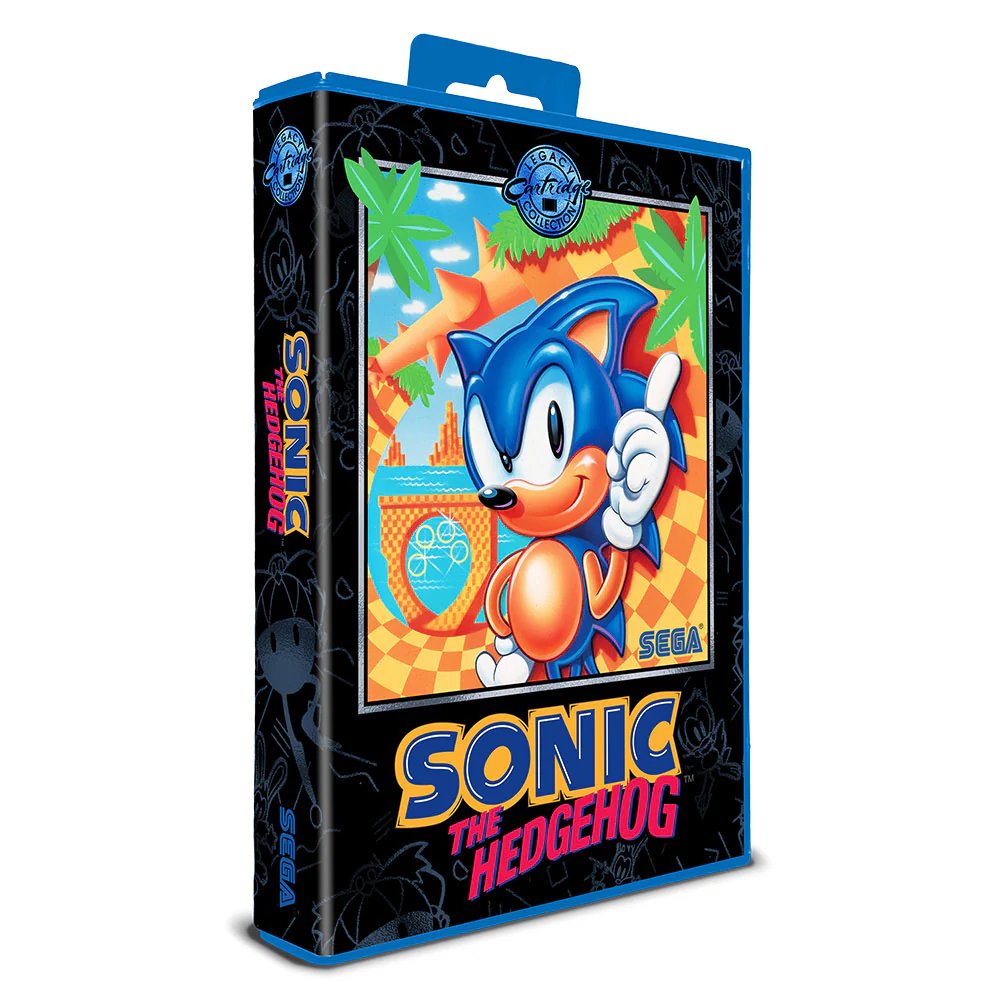 Sonic the Hedgehog collector box, front