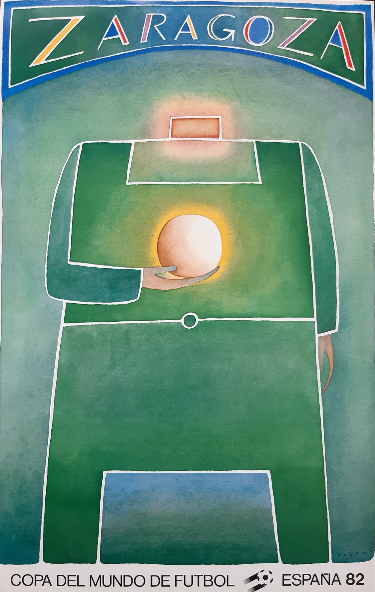 España '82 — Zaragoza poster
