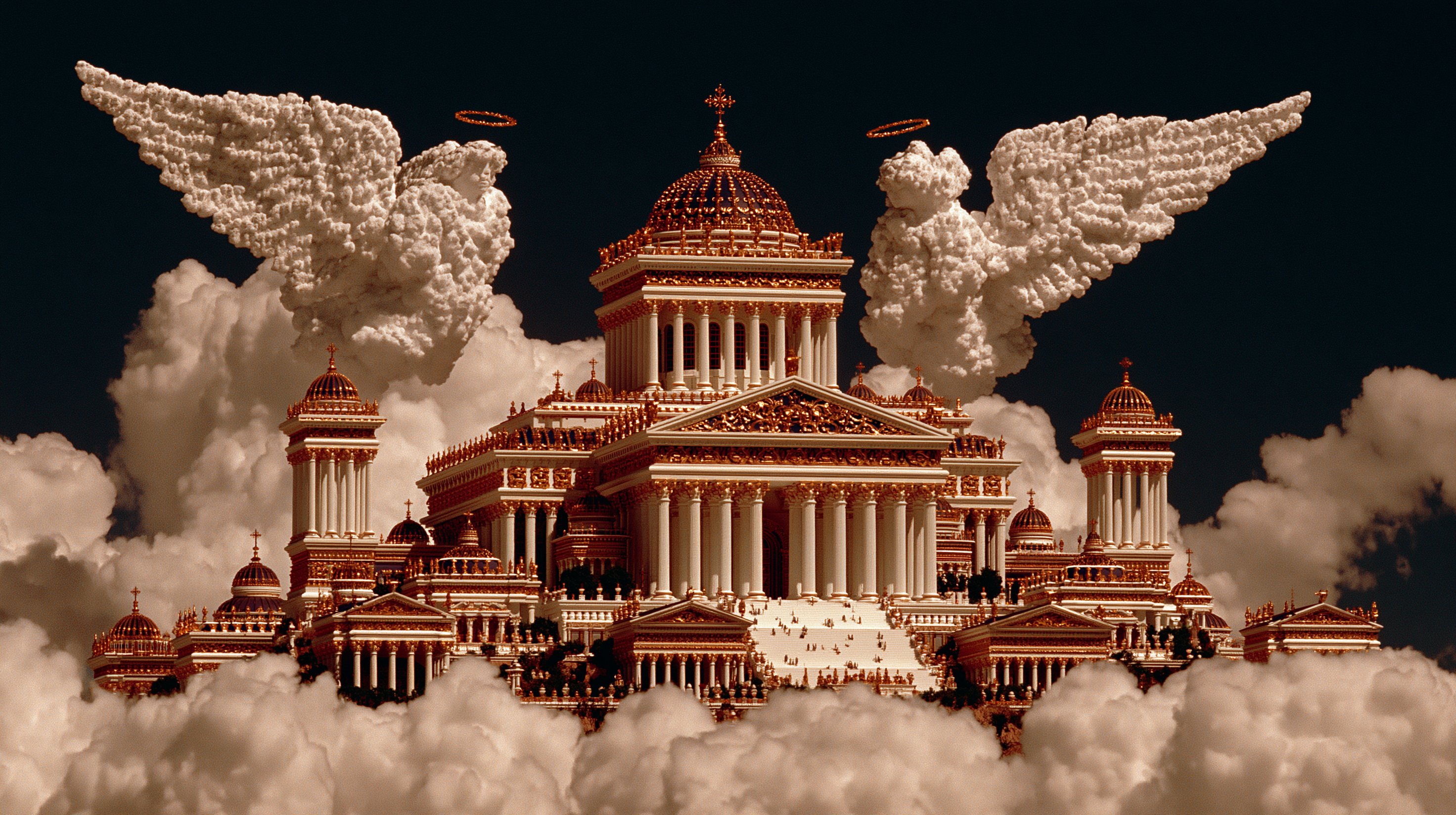 Voxel celestial palace