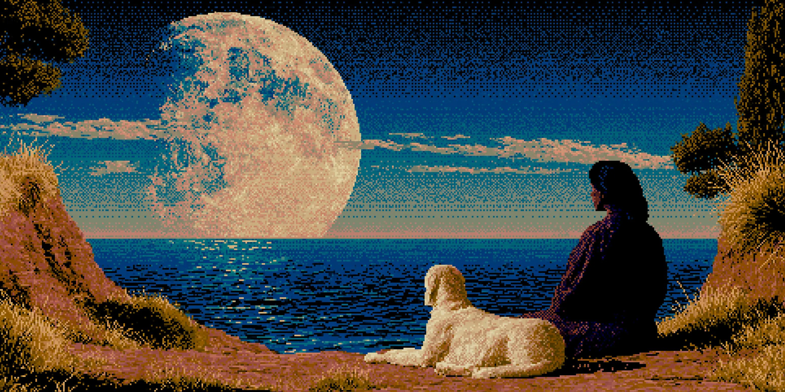 Moonrise on the Coast