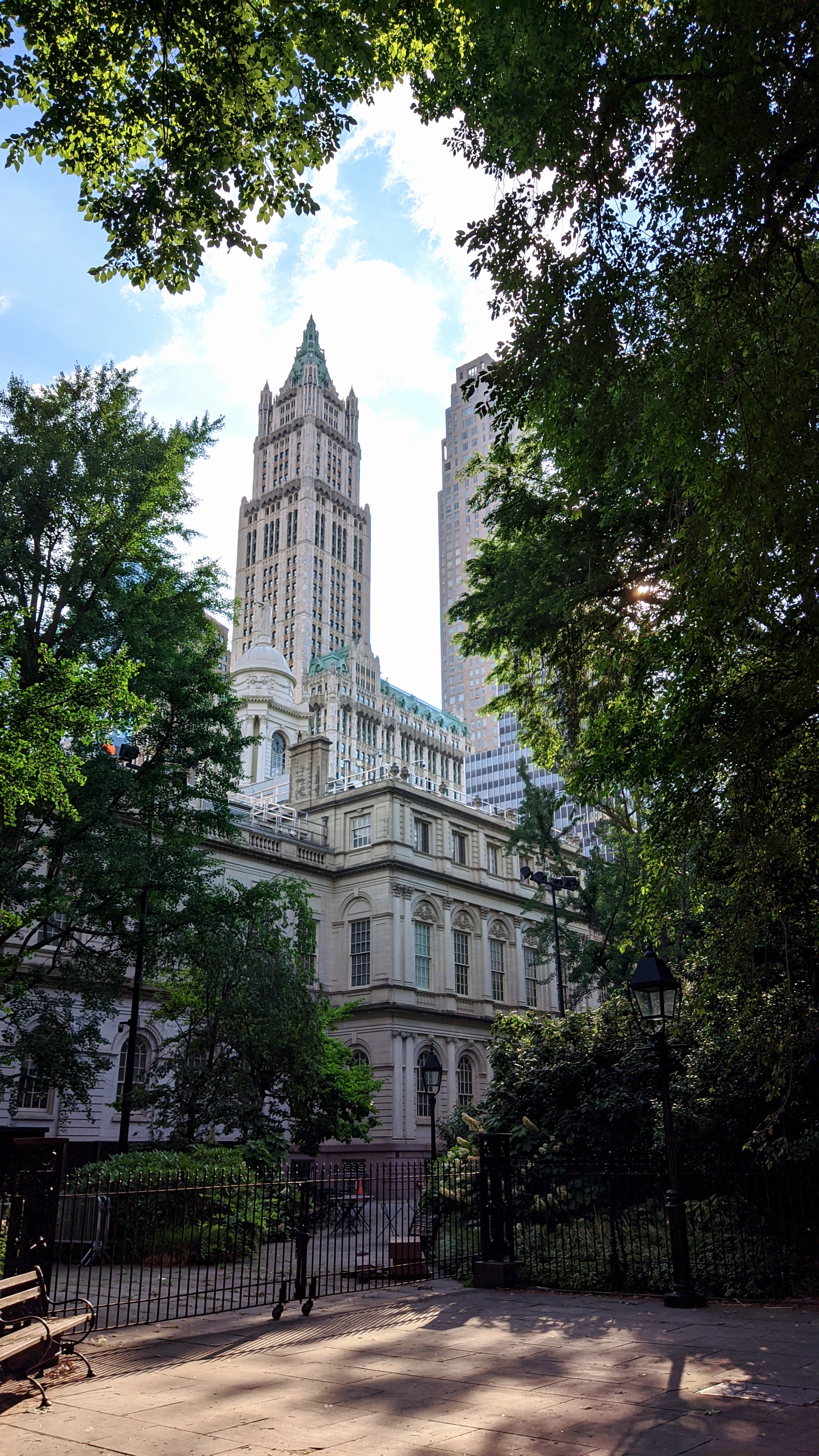 Woolworth Building from City Hall Park