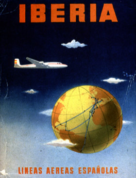 Iberia — propliner over the globe (1952)