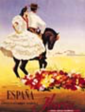 España — riders on horseback (1953)