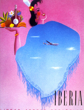 Iberia — mantón de Manila (1955)