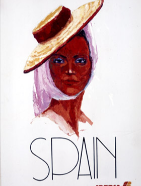 Spain — painted portrait (1984)